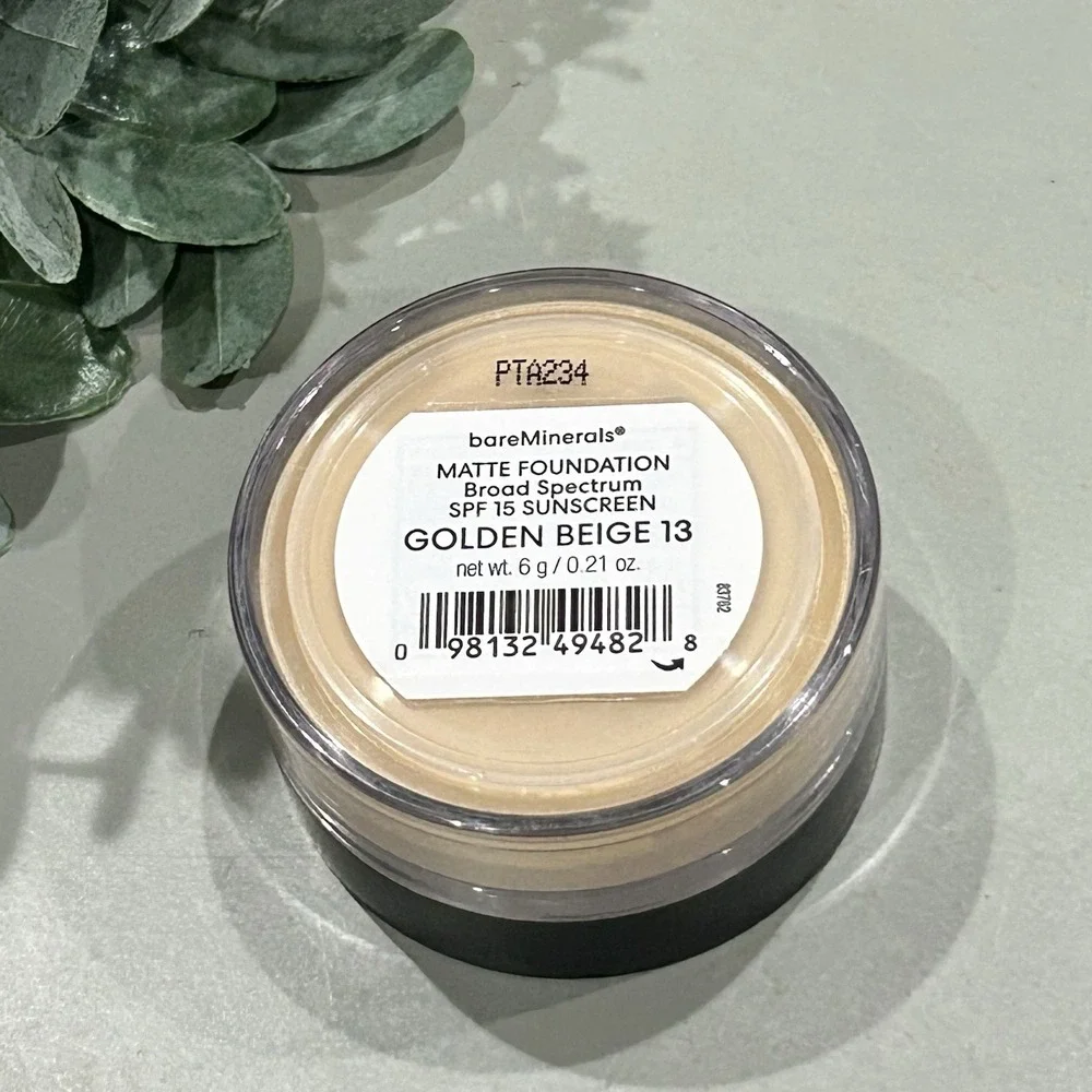 bareMinerals ORIGINAL MATTE LOOSE MINERAL FOUNDATION SPF 15 Golden Beige 13‎ 6g